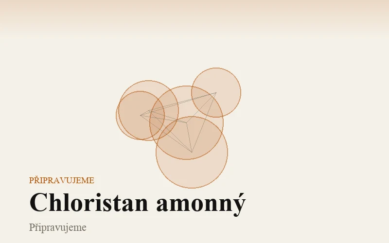 Chloristan amonný: řetězec, který Evropě právě hoří pod rukama